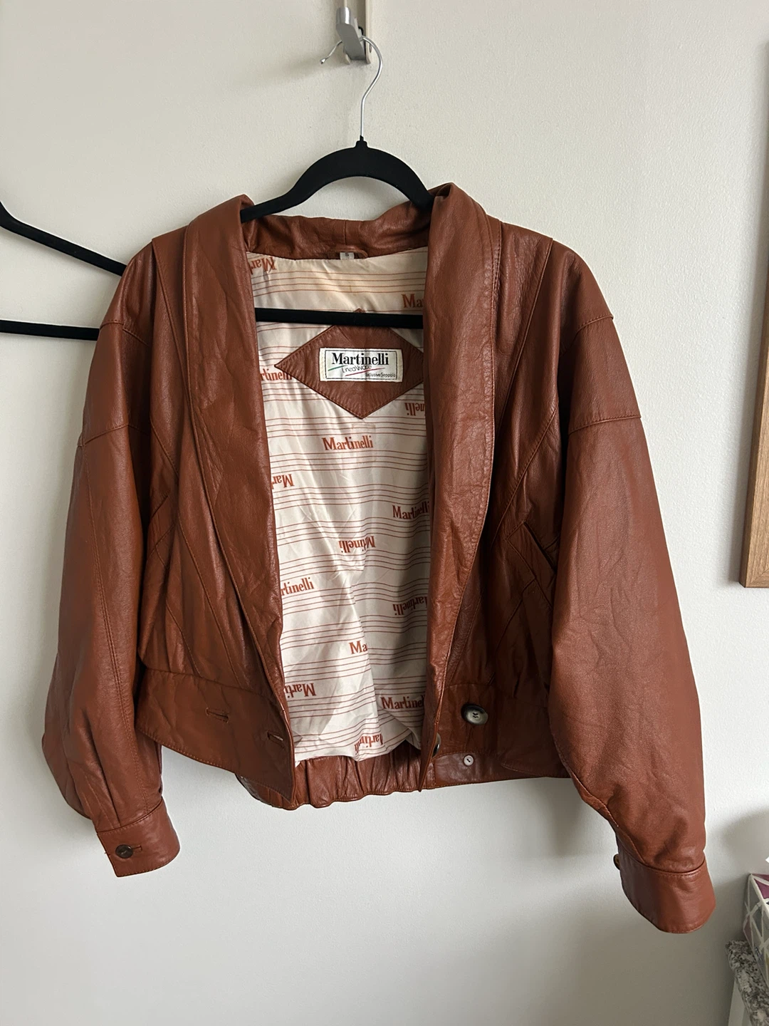 Martinelli Italian Brown Genuine Leather Jacket