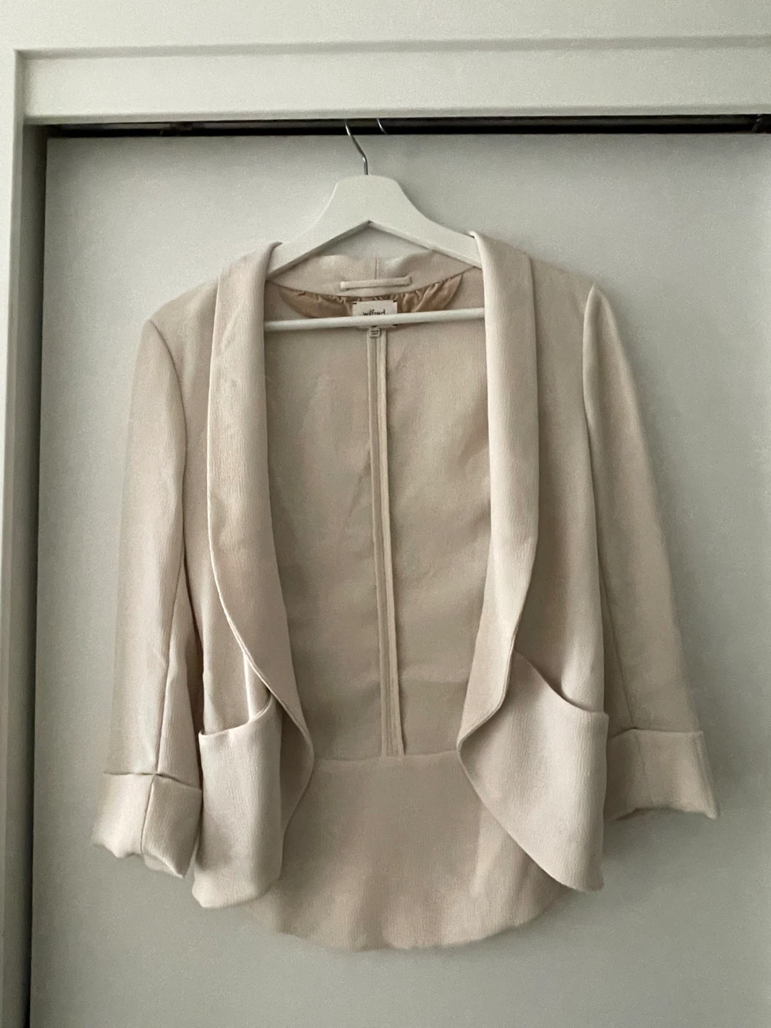Wilfred Cream Blazer - Size 2