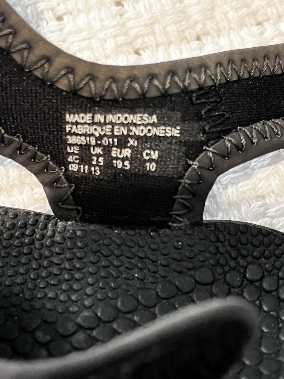 Nike Toddler Sandals Black Size 4C - photo 3