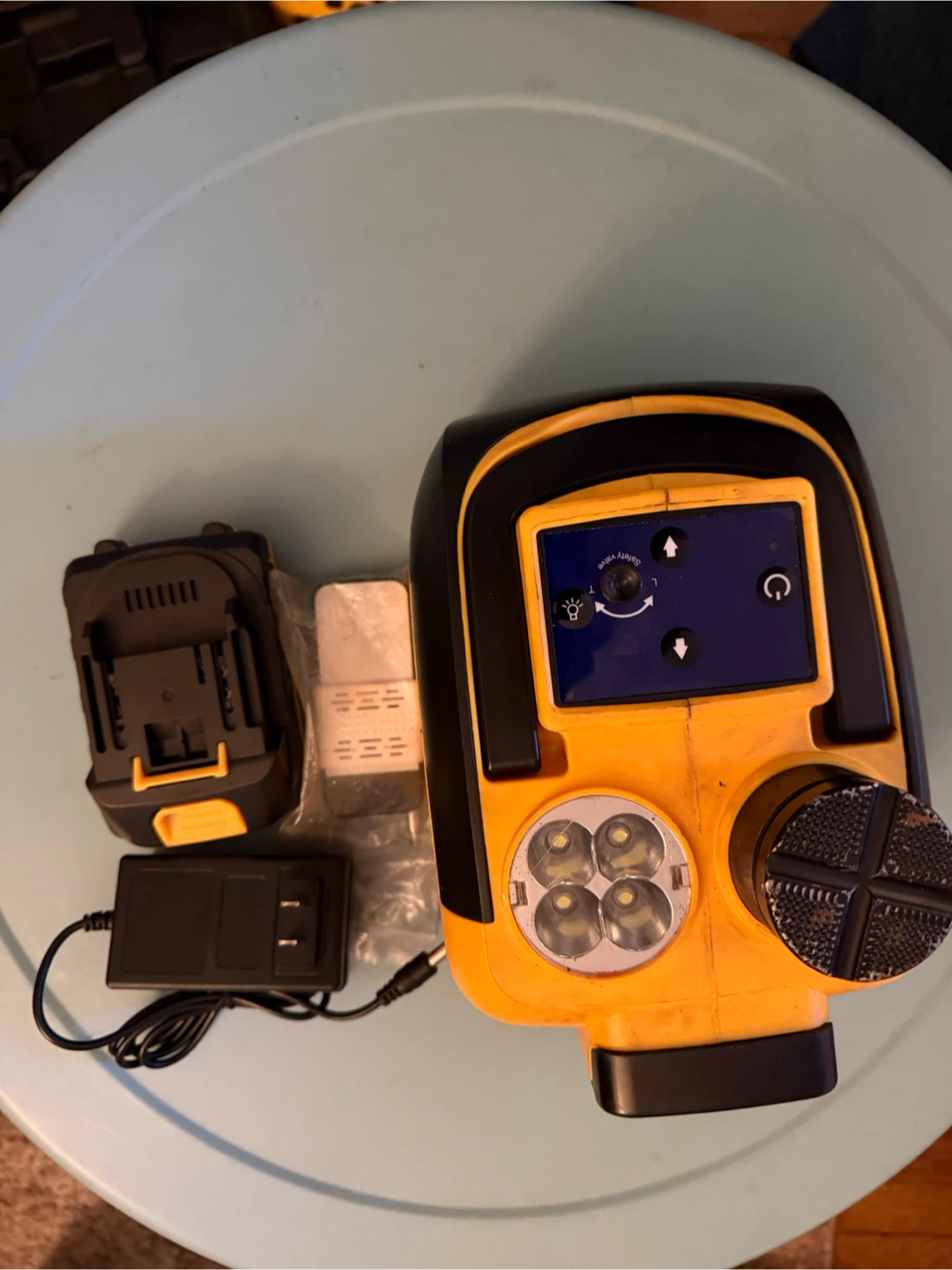 Portable Tire Inflator with LED Light