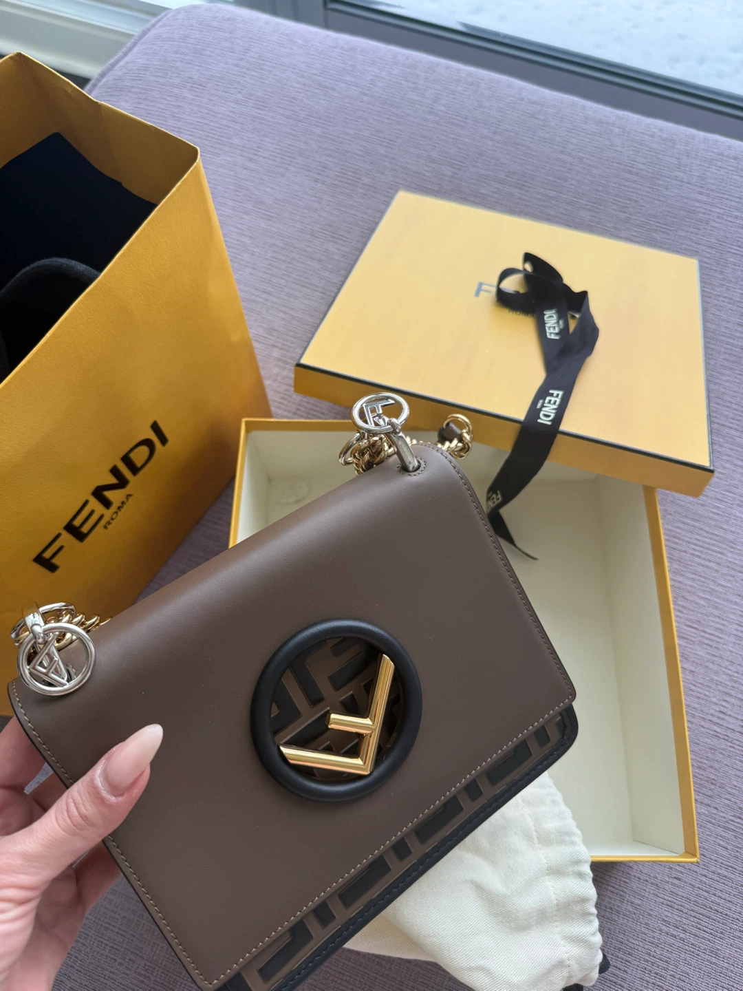 Fendi kan I shoulder bag - photo 5