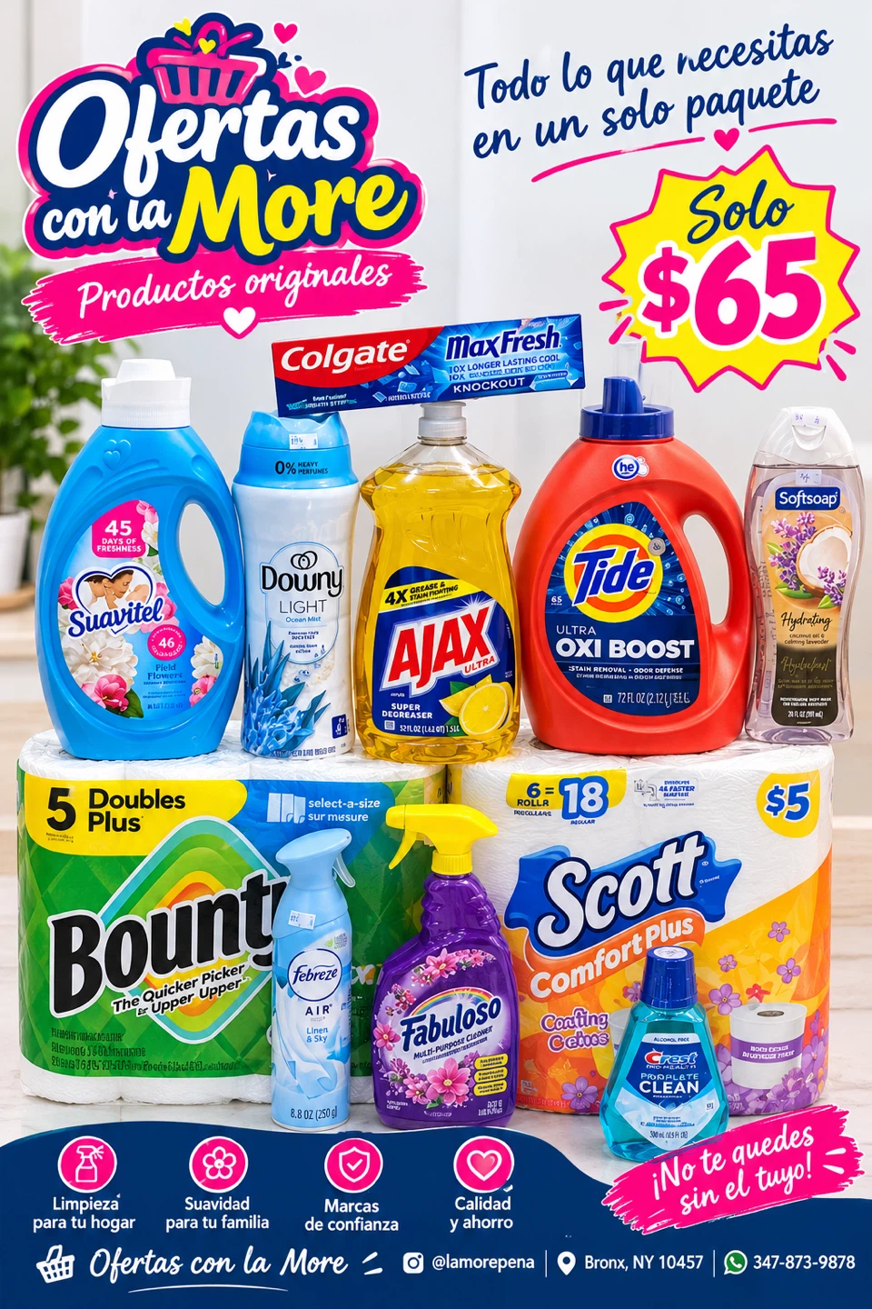 Household Cleaning and Personal Care Bundle
