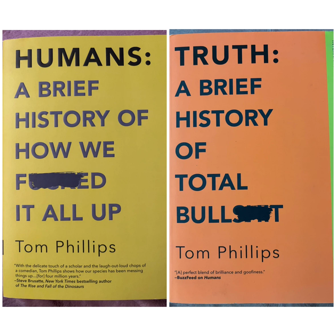 "Humans" & "Truth" by Tom Phillips