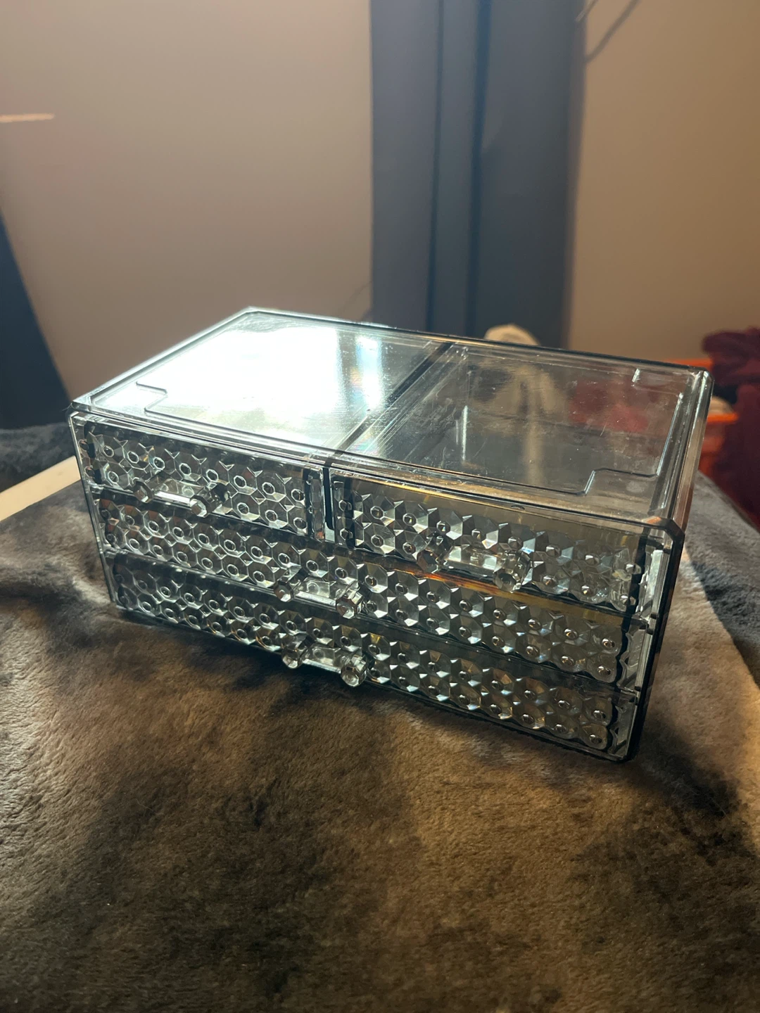 Clear Acrylic Makeup Organizer