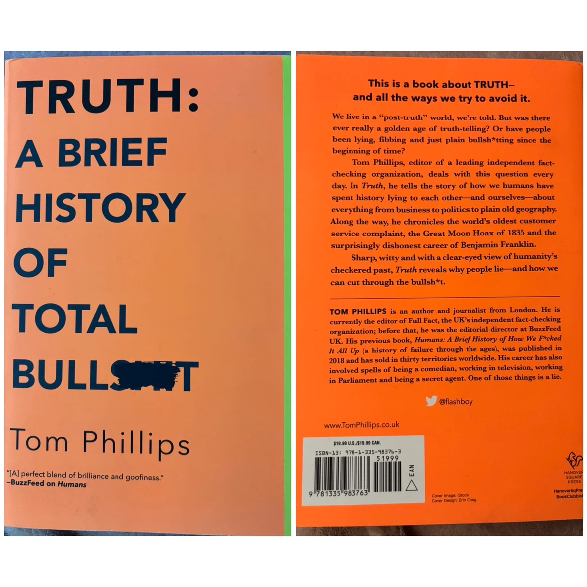 "Humans" & "Truth" by Tom Phillips - photo 3
