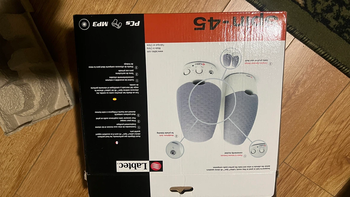 Labtec Spin-45 Stereo Desktop Speakers - photo 3