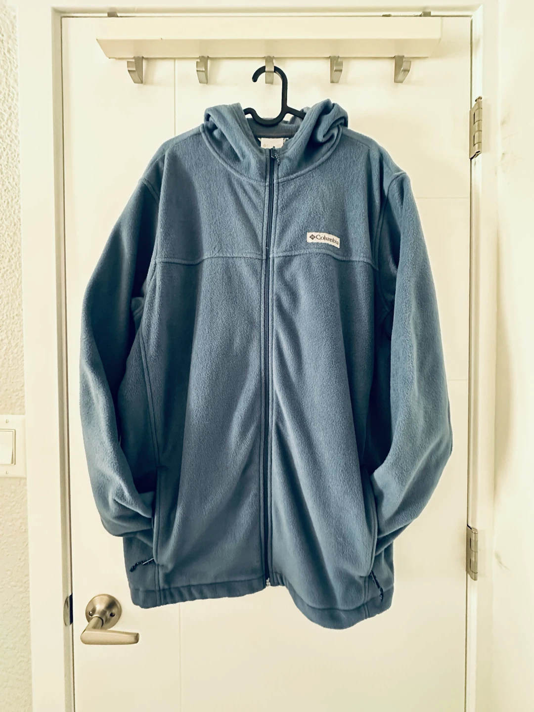 Columbia Blue Fleece Full-Zip Hoodie size XL
