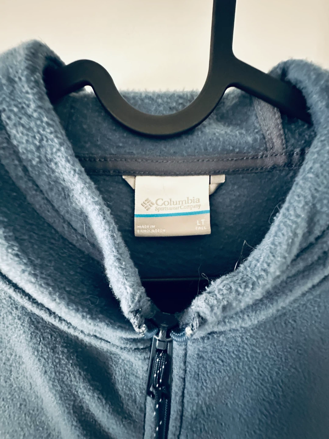 Columbia Blue Fleece Full-Zip Hoodie size XL - photo 3