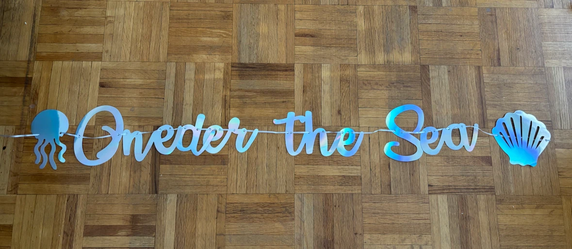 “One-der The Sea” First Birthday Theme Party Supplies