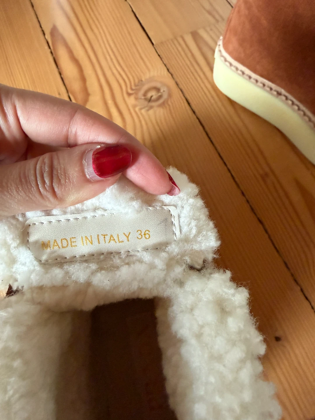Suede Shearling Boots Size 36 - photo 5