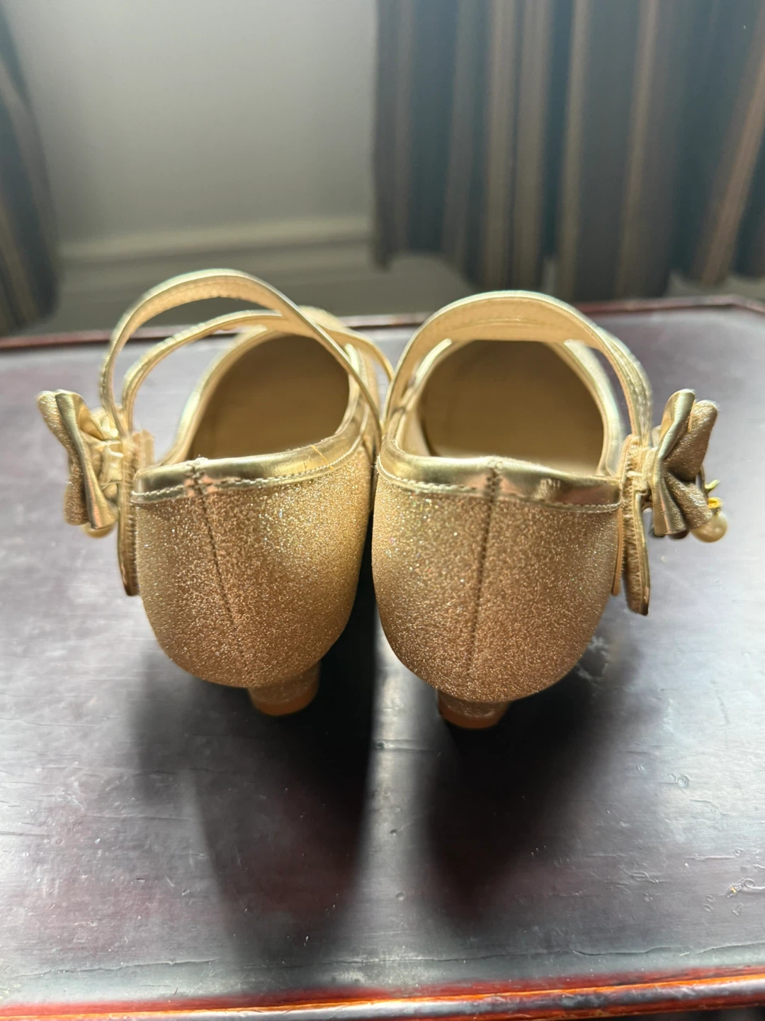 Girls Gold Glitter Dress Shoes - photo 3