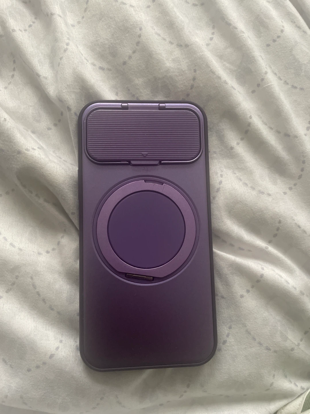 Purple Phone Case with Camera Cover