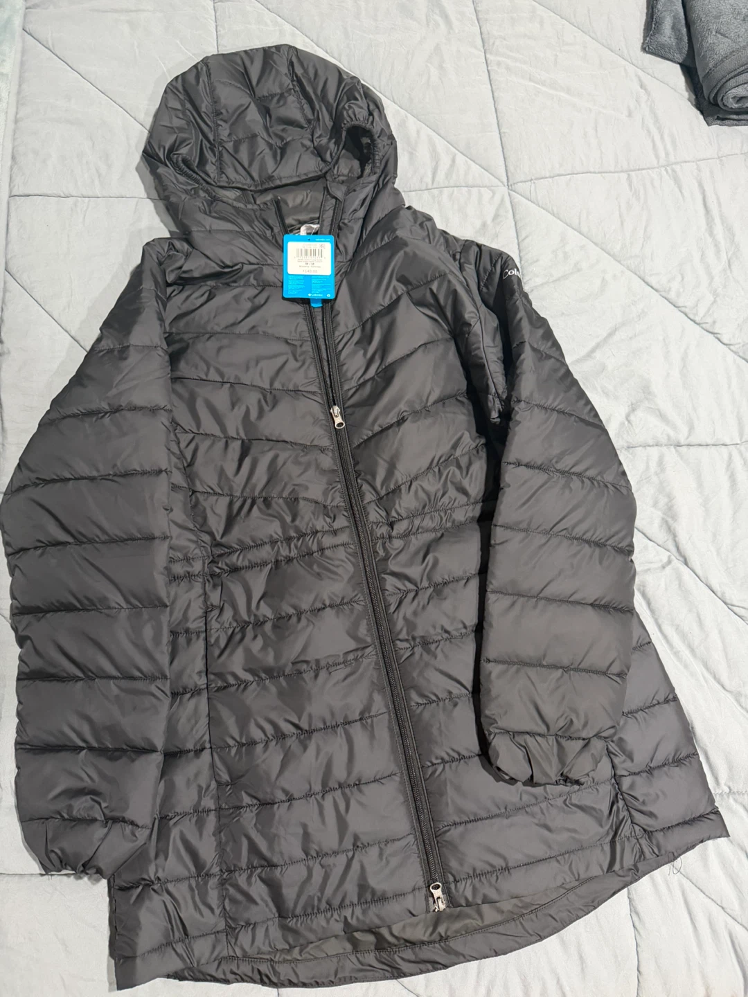 Columbia Hooded Puffer Jacket Black