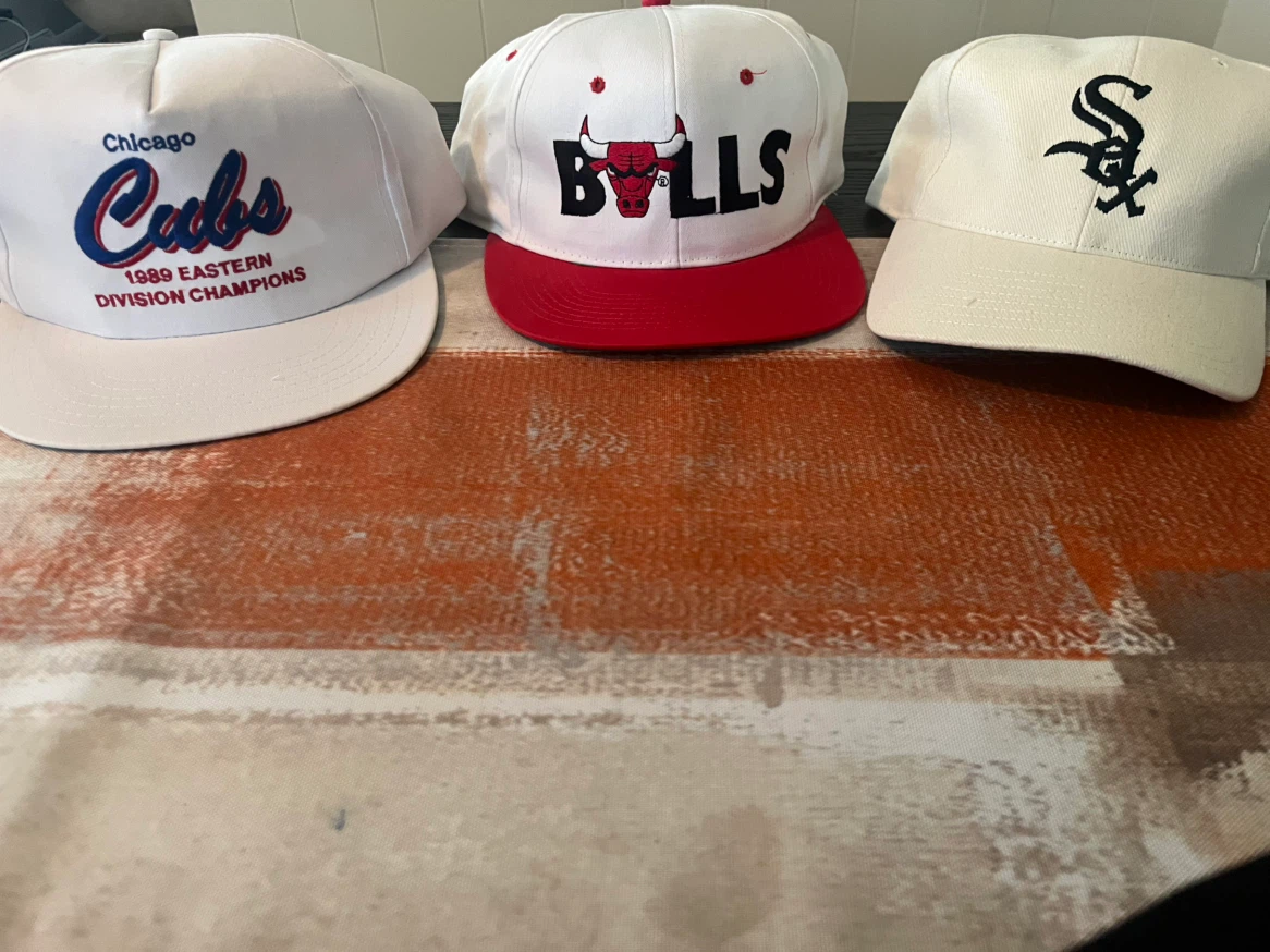 Set of 3 Vintage Chicago Sports Hats