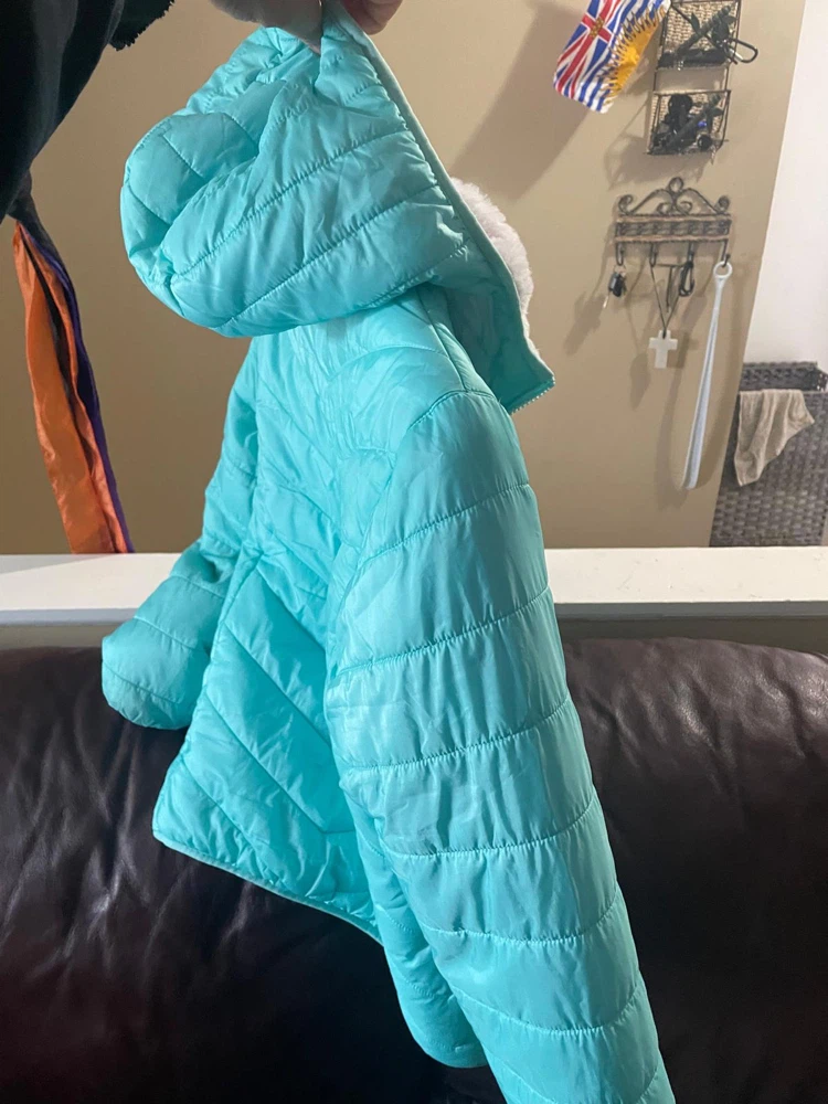 Eddie Bauer Kids Turquoise Puffer Jacket - photo 2