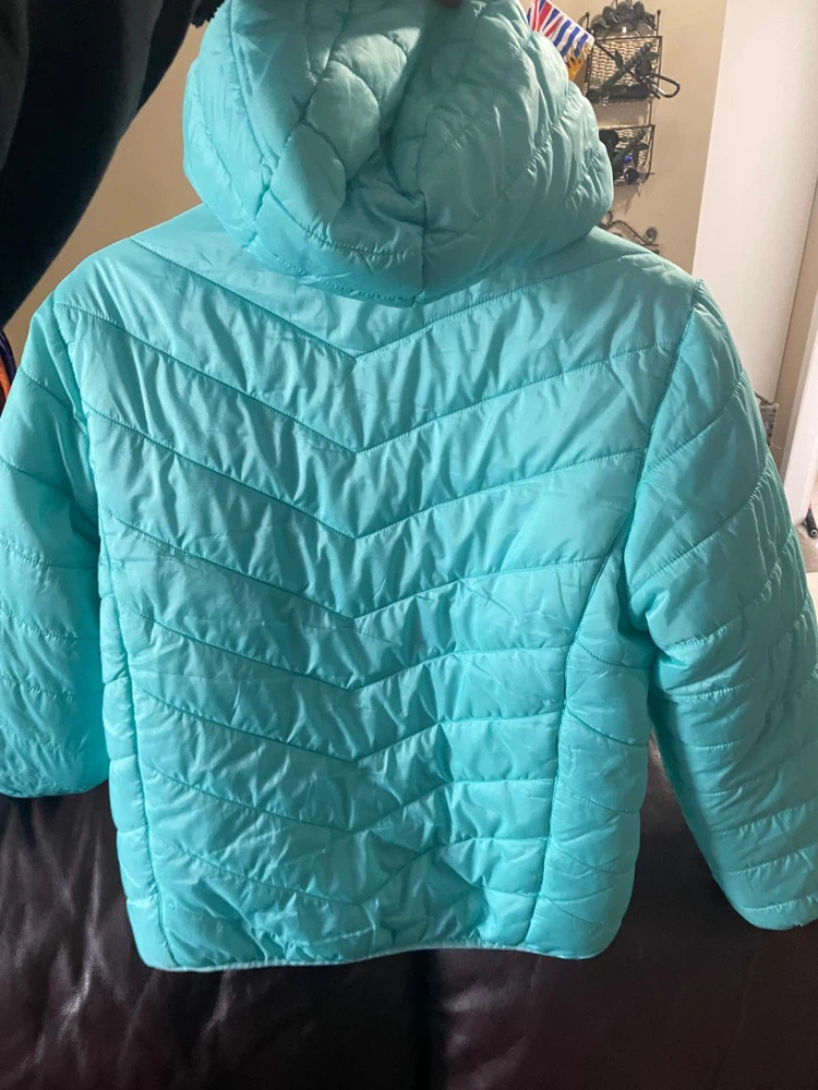 Eddie Bauer Kids Turquoise Puffer Jacket - photo 3
