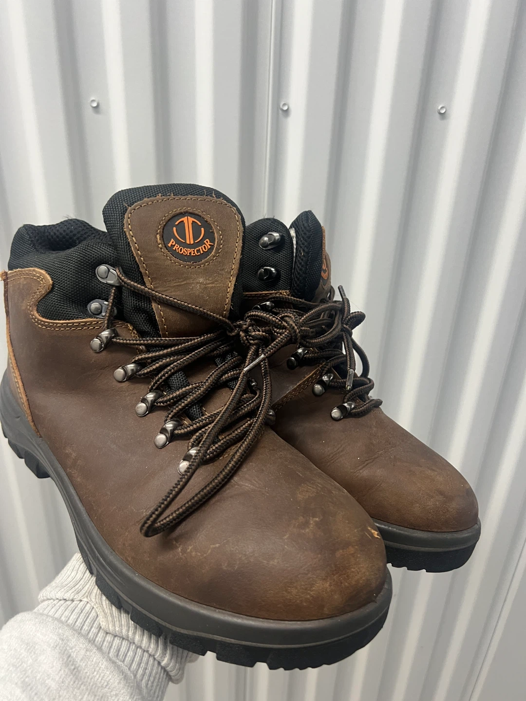 Prospector Georgian Brown Boots Size 10 2E