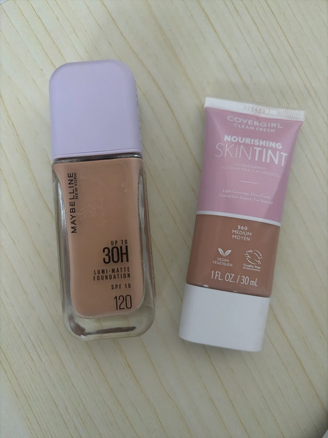 Maybelline and Covergirl Foundation Set