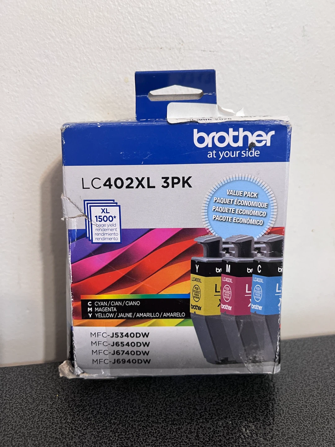 🖨️ Brother Genuine LC402XL 3-Pack Ink Cartridges – Brand New