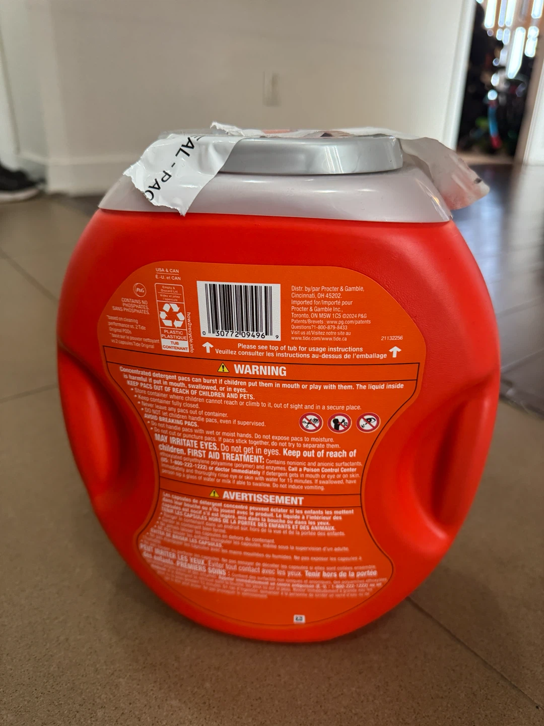 Tide Power PODS Odour Oxi 45 count
