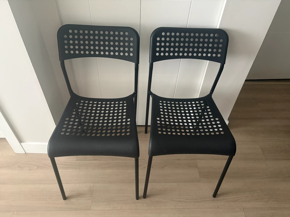 Round Glass Dining Table with 4 Chairs - photo 4