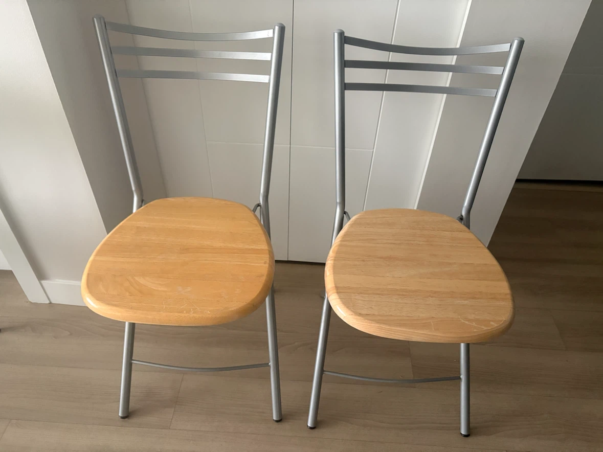 Round Glass Dining Table with 4 Chairs - photo 5