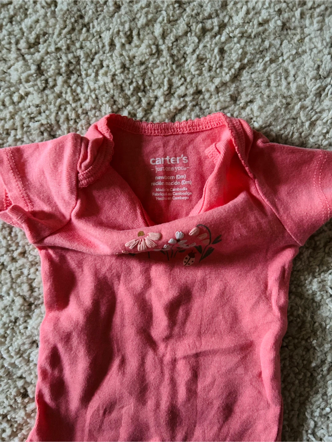 Carter's Just One You Newborn Bodysuit