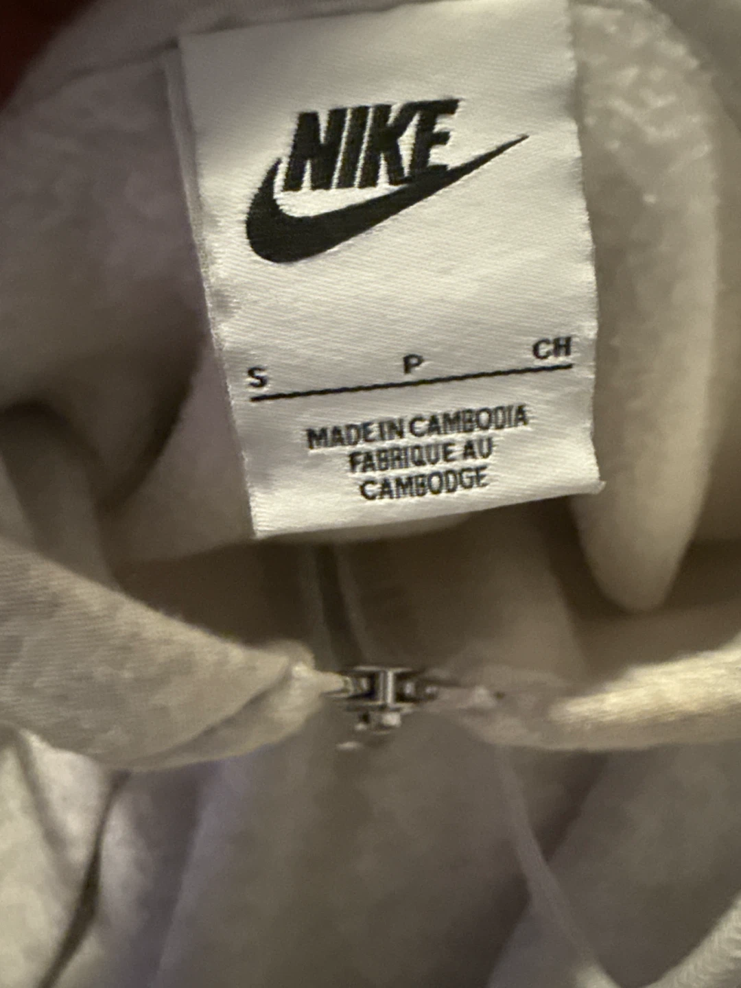 Nike Zip-Up Hoodie Light Grey - photo 2