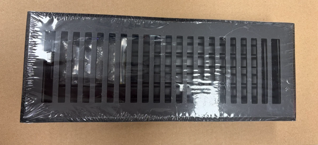 Black Floor Register Vent