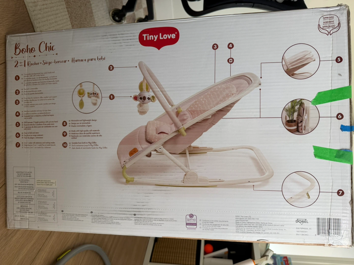 Tiny Love Boho Chic 2-in-1 Rocker - photo 2