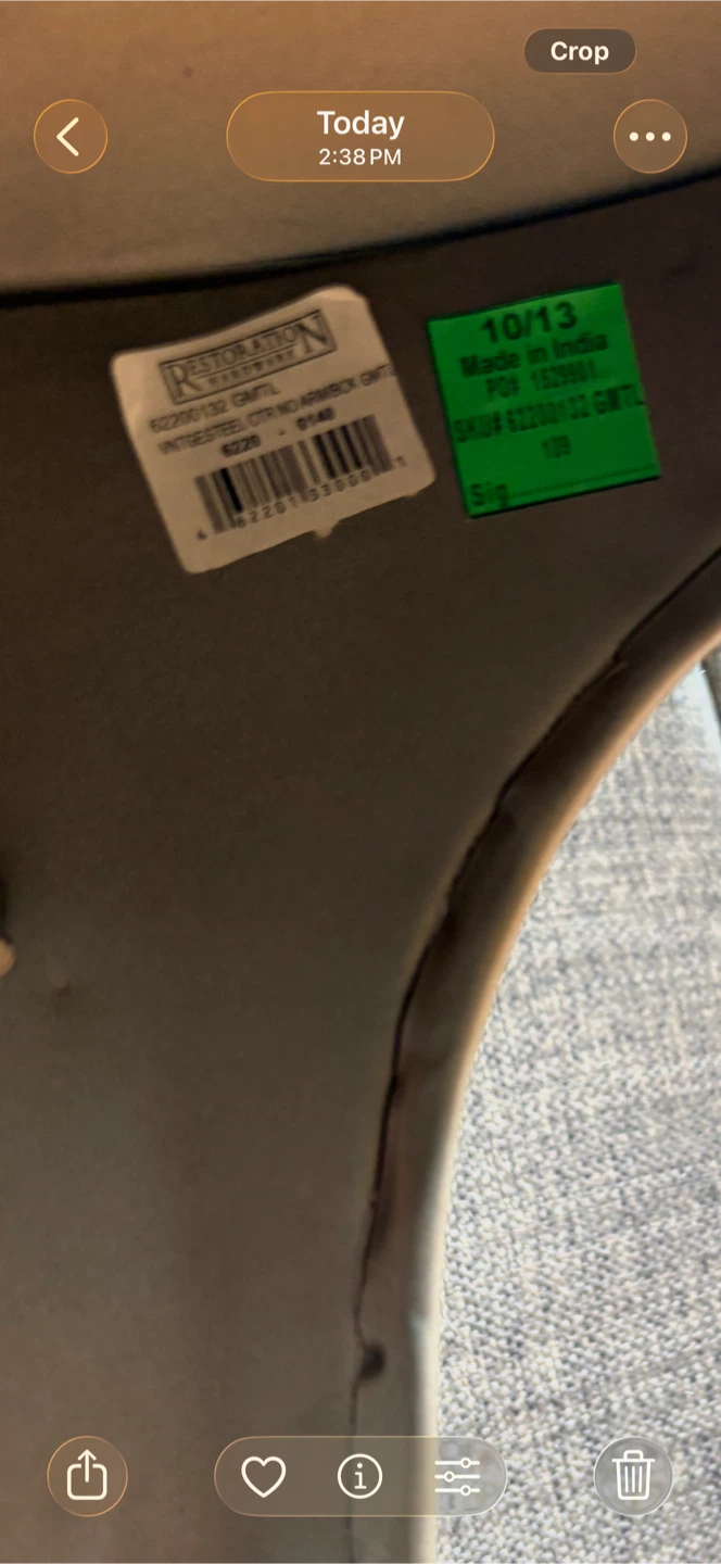 Restoration Hardware Remy Backless Bar Stool - photo 4