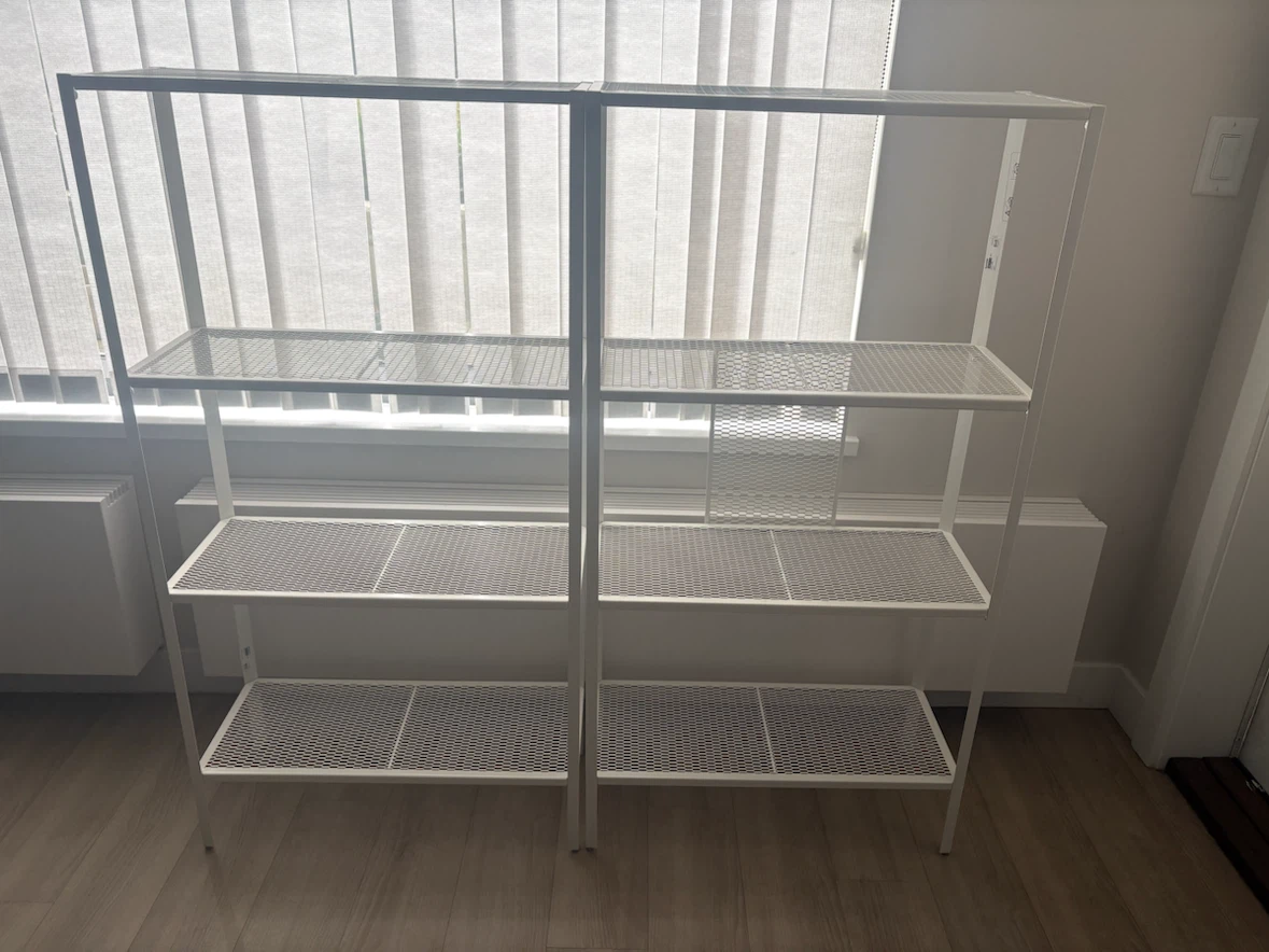 IKEA HYLLIS Metal Shelving Units