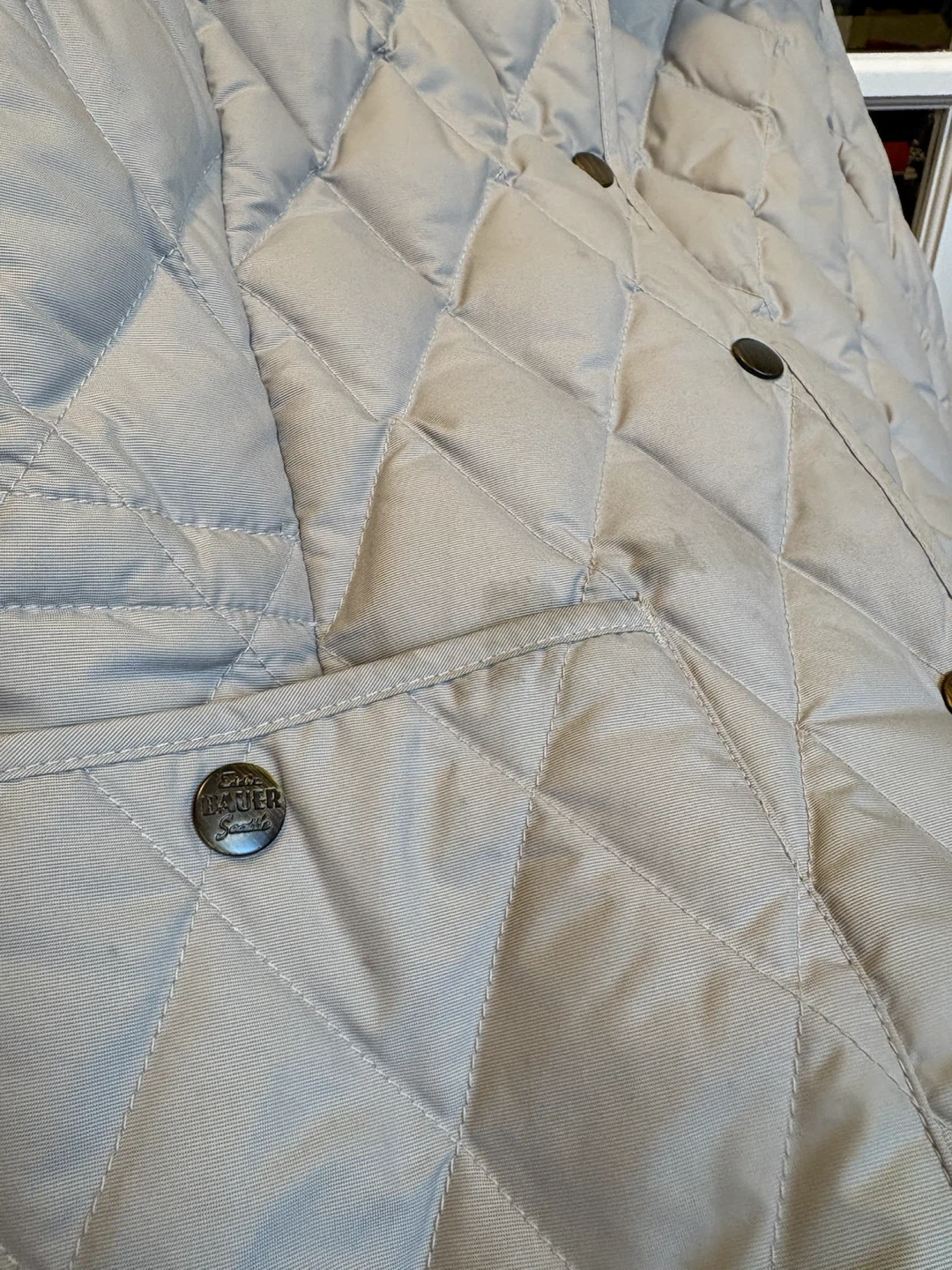 Eddie Bauer Quilted Goose Down Vest - Grey - photo 4