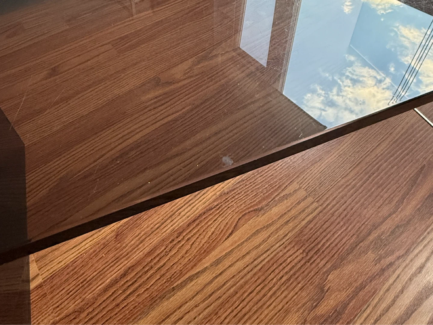Smoked Acrylic Waterfall Coffee Table - photo 4
