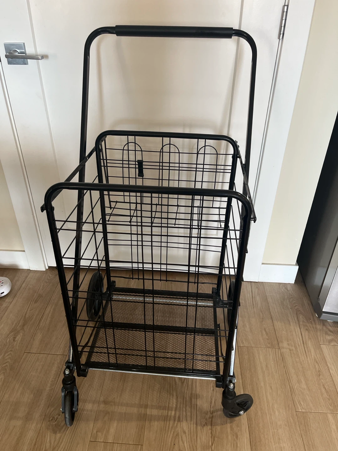 Collapsible Metal Shopping Cart - photo 2