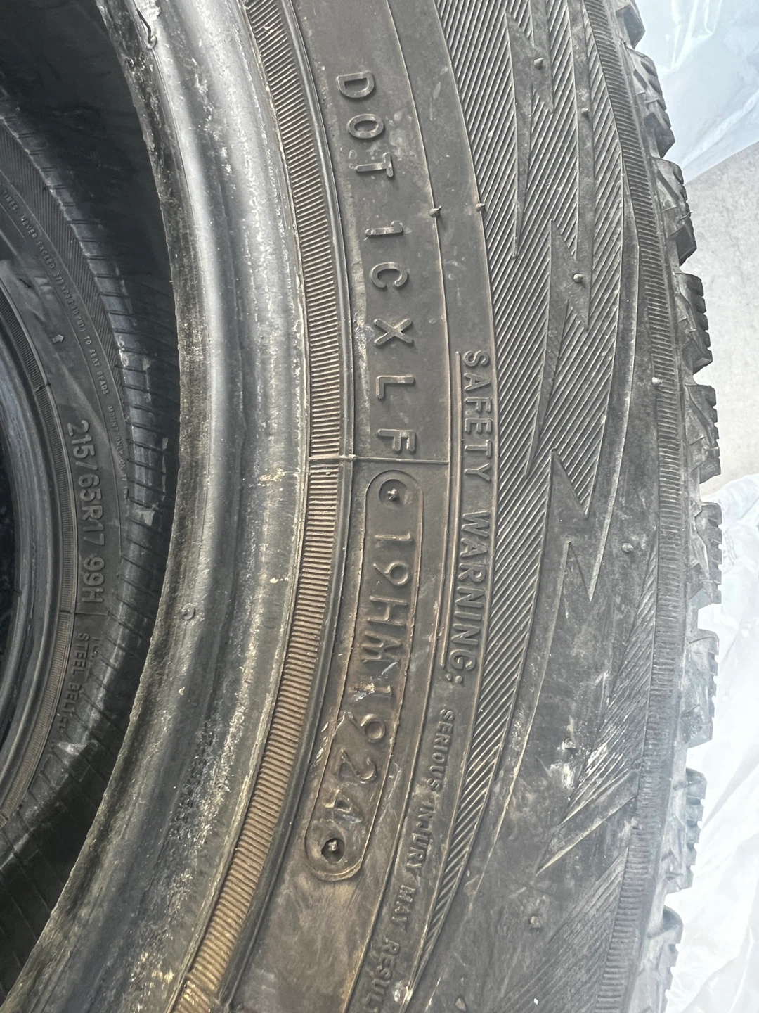 Winter tires Toyo 215/65/17 - photo 3