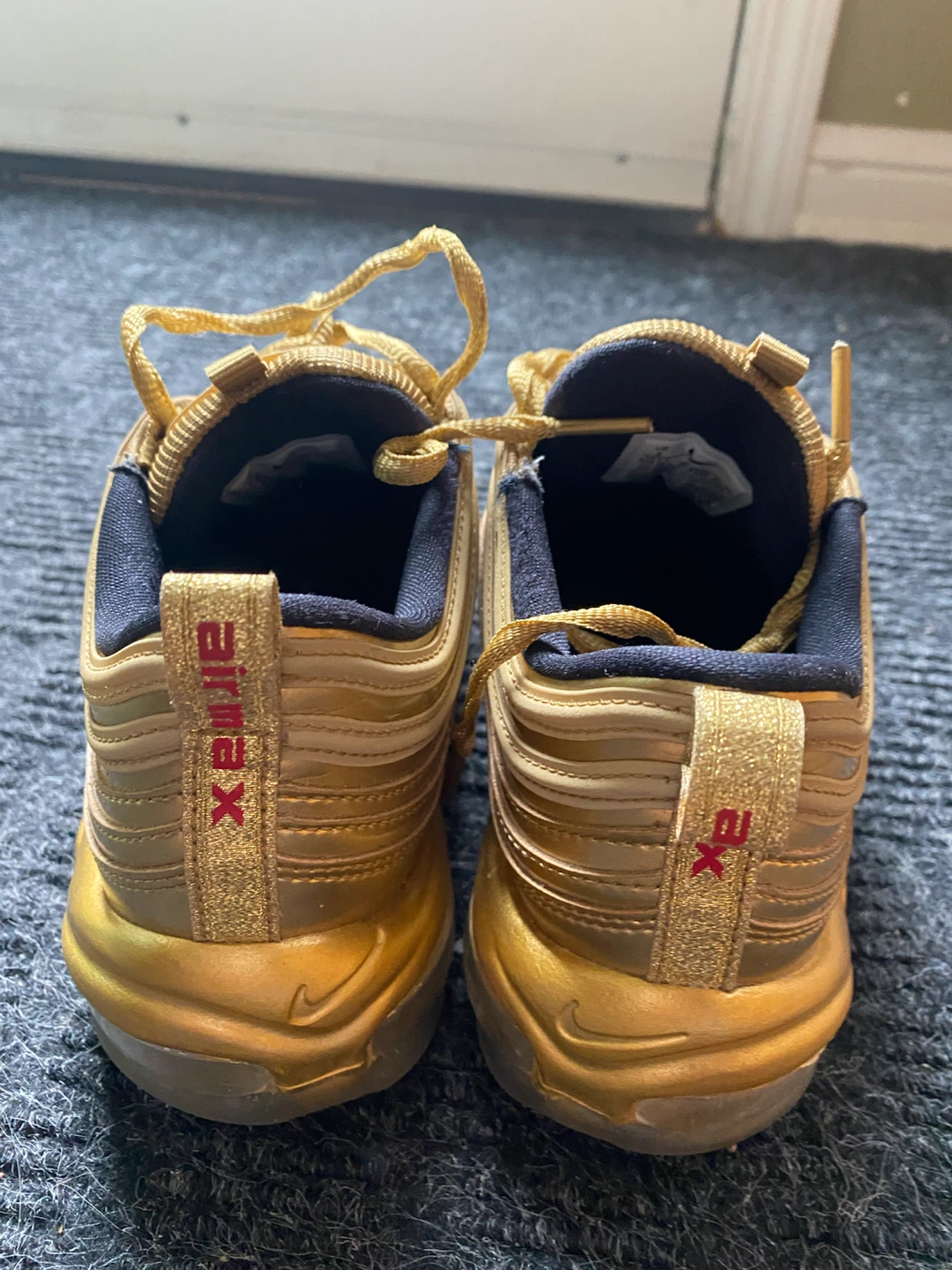 Nike Air Max 97 Metallic Gold Sneakers - photo 3