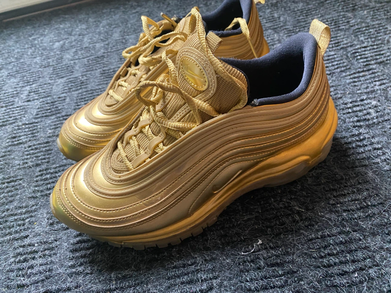 Nike Air Max 97 Metallic Gold Sneakers - photo 5