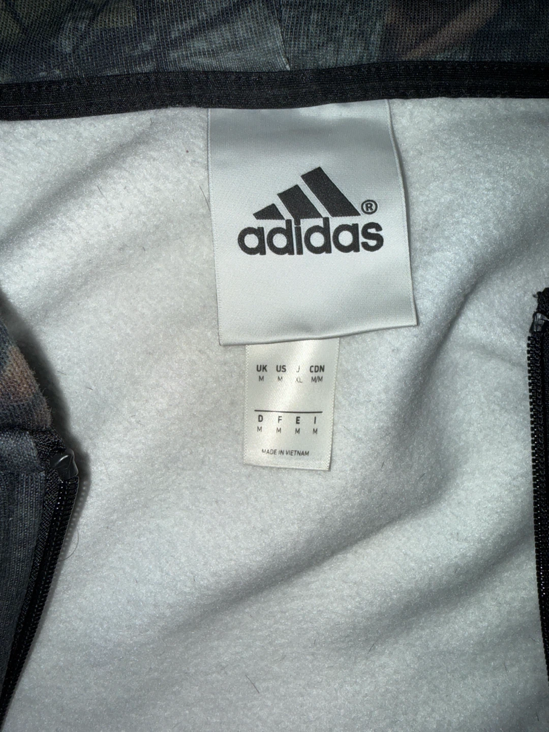 Adidas Camo Zip-Up Hoodie - photo 2