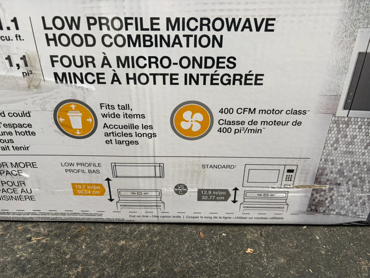 Whirlpool Low Profile Microwave Hood Combination YWML55011HS - photo 4