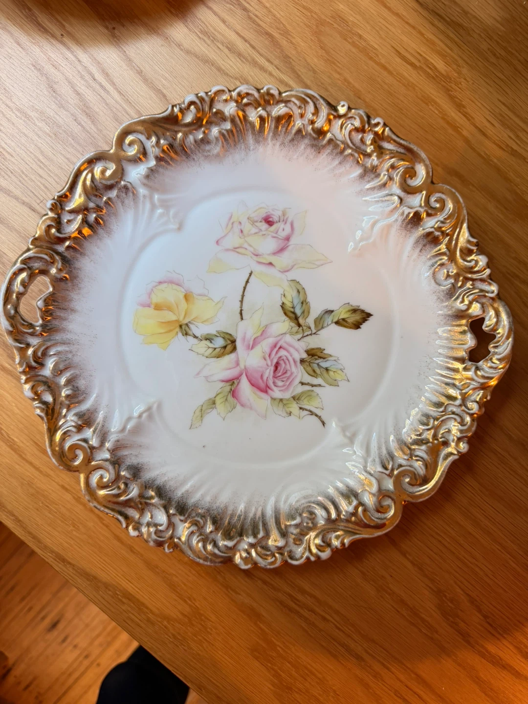Dresden Germany Floral Decorative Plate