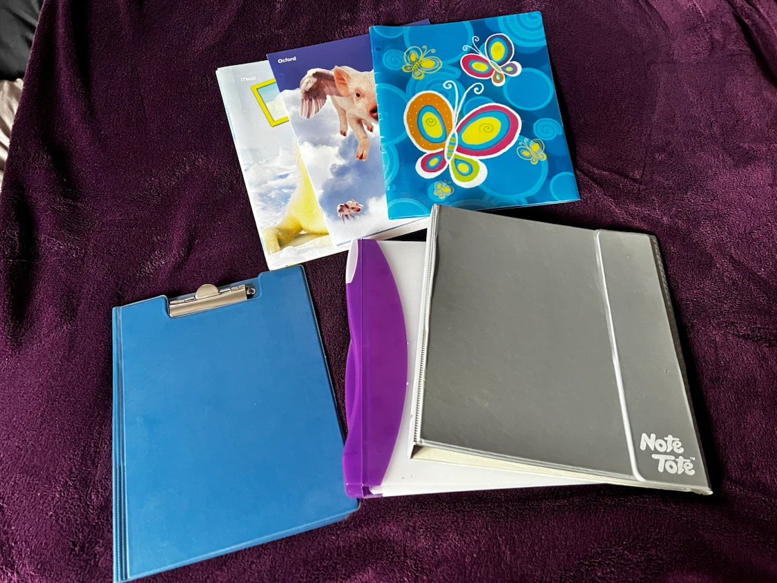 Note Tote Binder and Clipboard Set