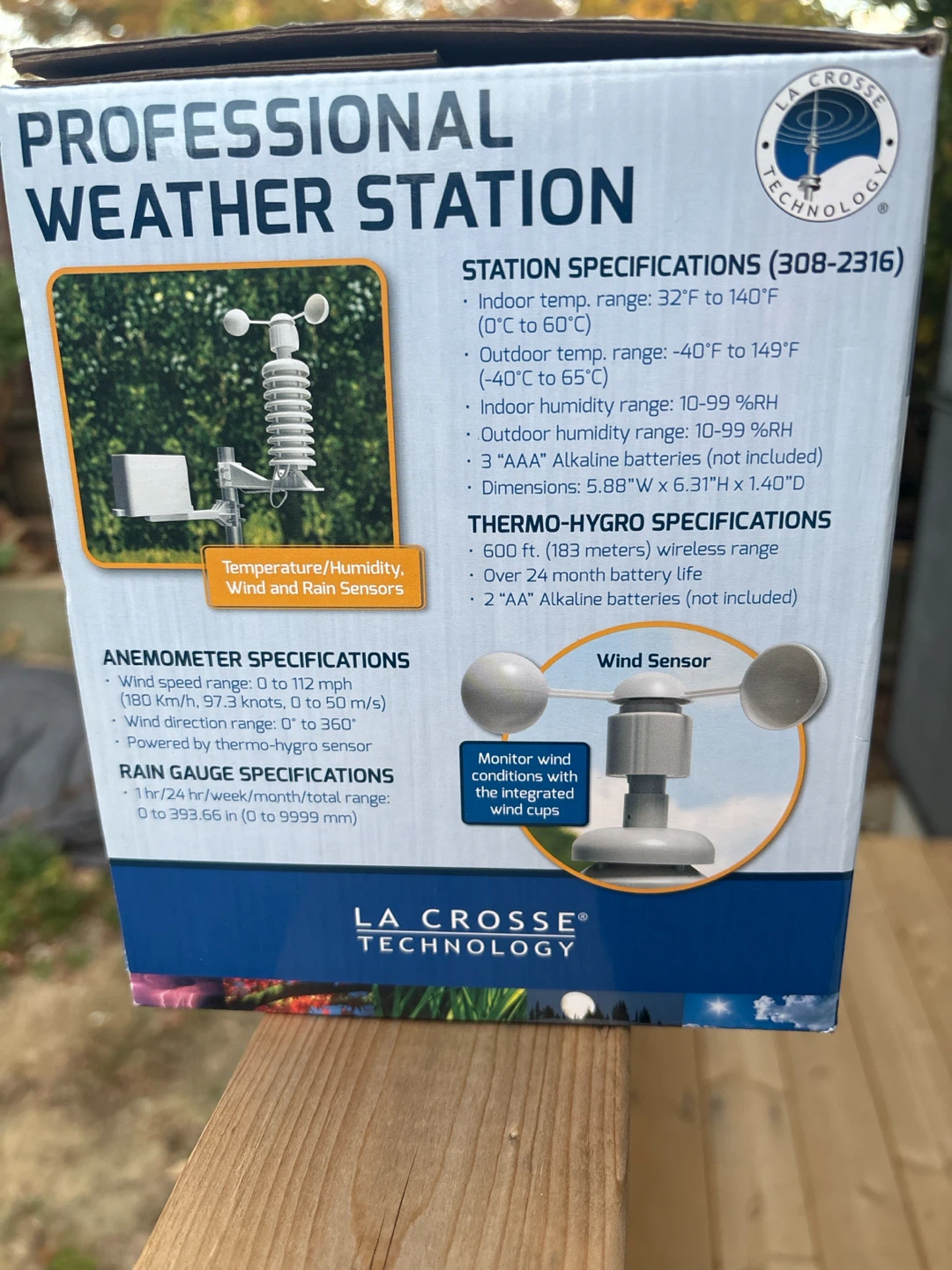 La Crosse Technology Professional Weather Station 308-2316 - photo 4