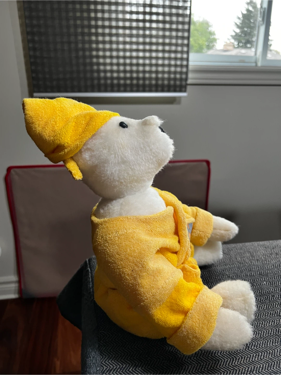 Plush Bear in Yellow Bathrobe - photo 3