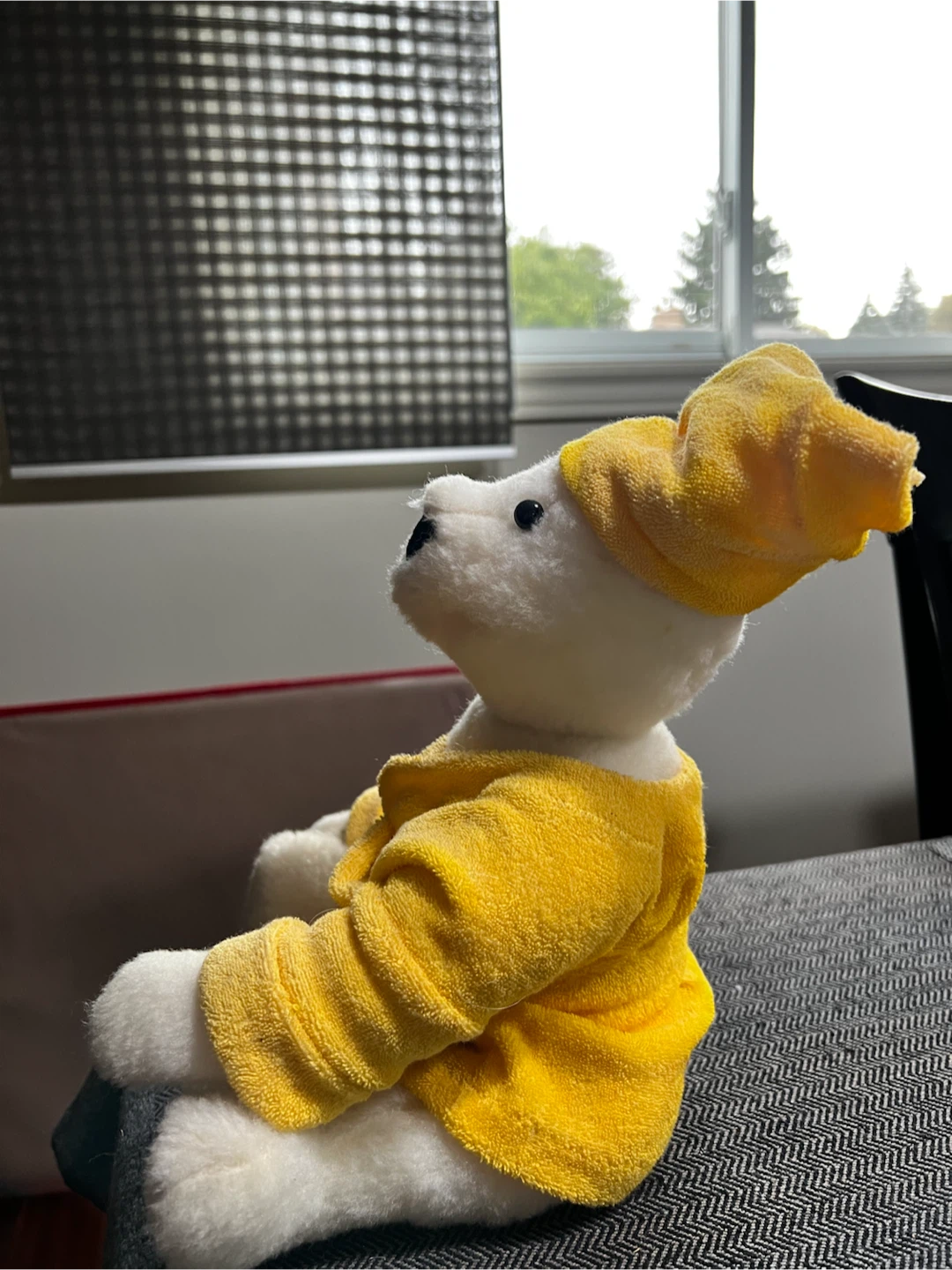 Plush Bear in Yellow Bathrobe - photo 5