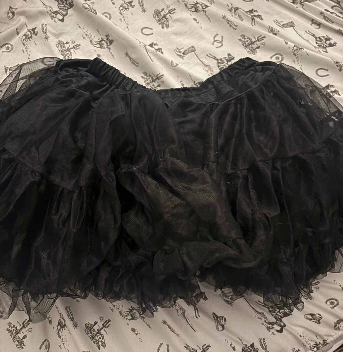 Black Tulle Pettiskirt