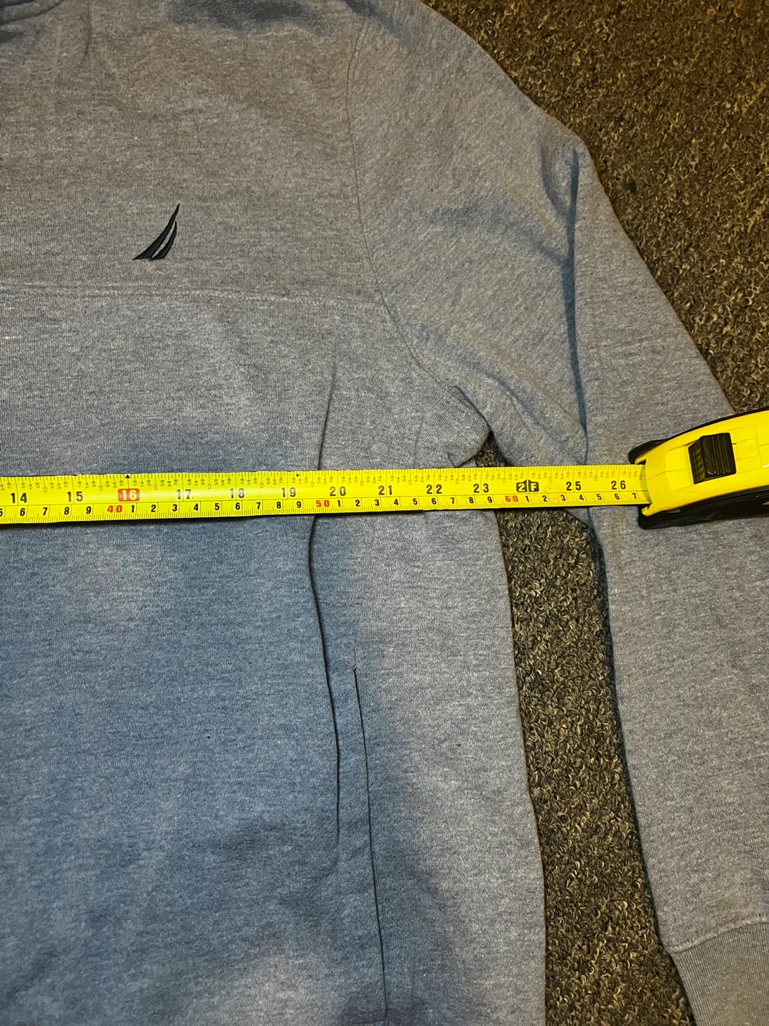 Nautica Blue Quarter-Zip Sweatshirt XL - photo 4