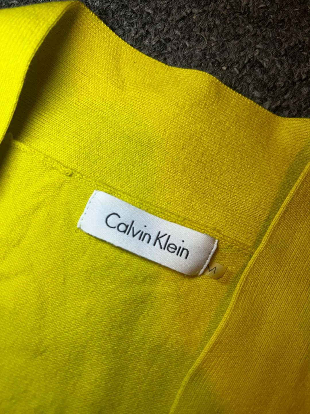 Calvin Klein Yellow Open Cardigan - photo 3
