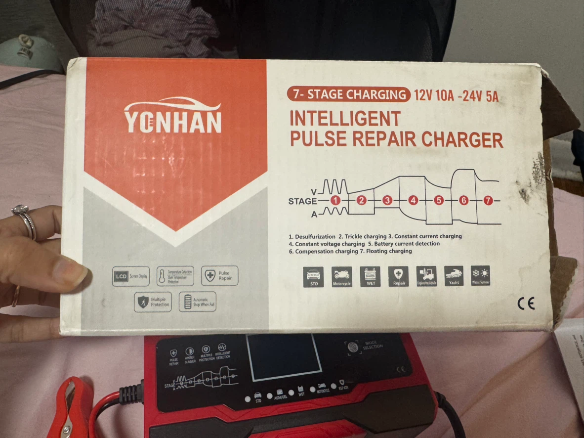Yonhan Intelligent Pulse Repair Battery Charger - photo 3