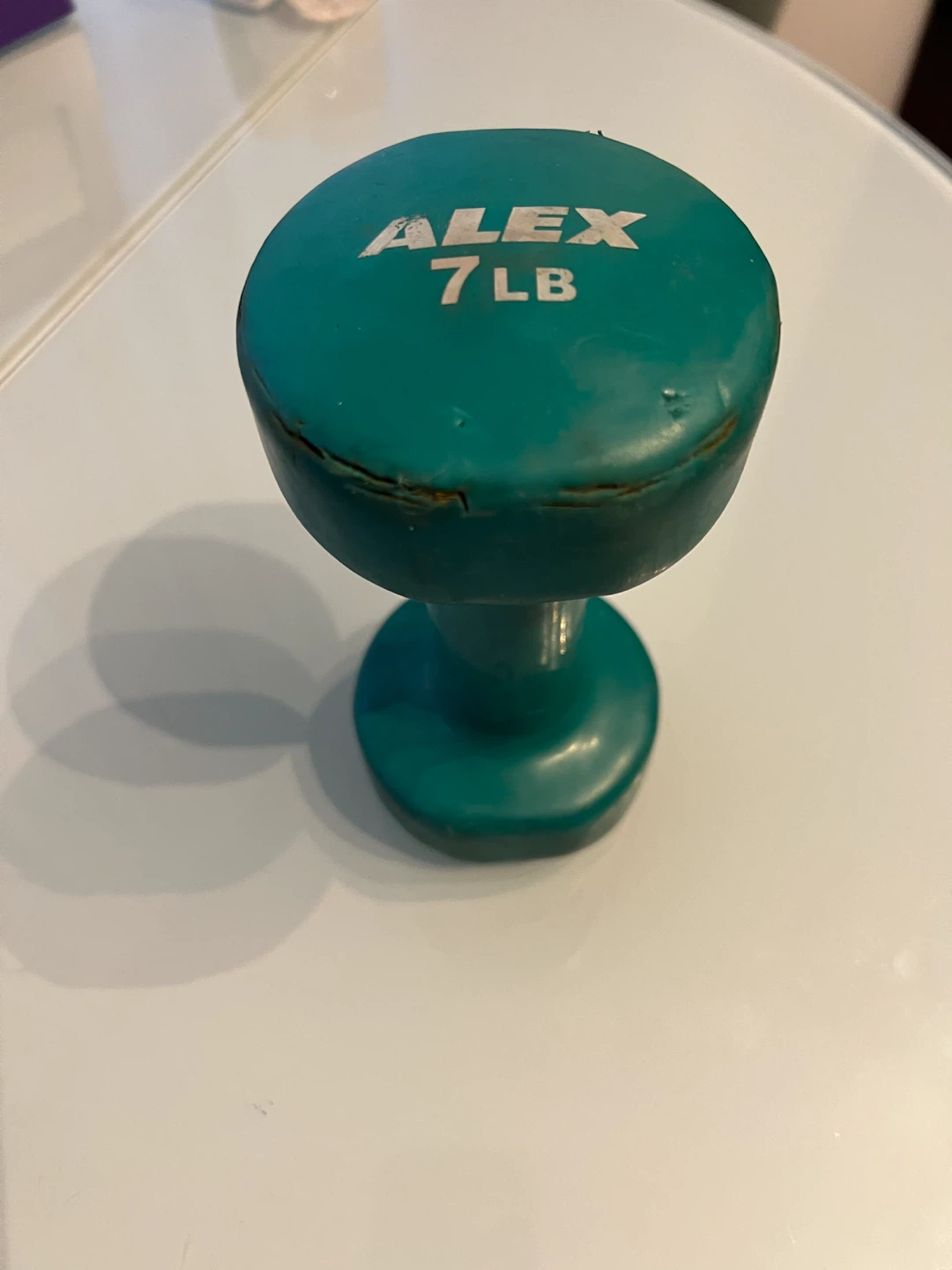ALEX 7 lb Vinyl Dumbbell